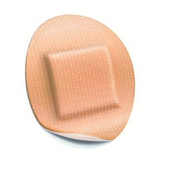 Leukoplast Adhesive Dressing Oval 1 1/4 Box/100